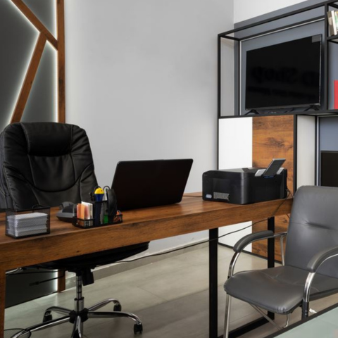 Custom Meja Kantor Desain Minimalis