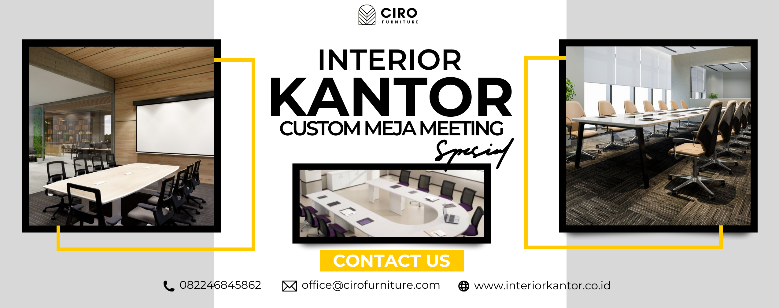 Interior Kantor Meja Meeting