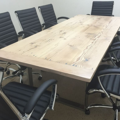 Jual Meja Custom Meeting Kayu Minimalis