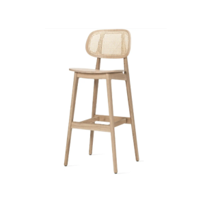 Kursi Cafe Yuri BELLA Barstool Rattan Natural