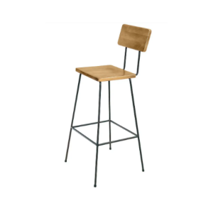 Kursi Cafe Yuri Star Barstool Black