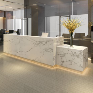 Meja Resepsonis Modern Custom