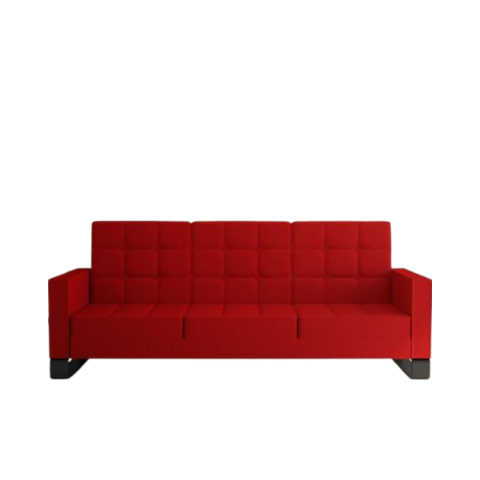 Sofa Cube Merah Custom